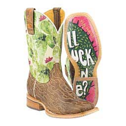 Cacstitch 11" Cowgirl Boots  Tin Haul